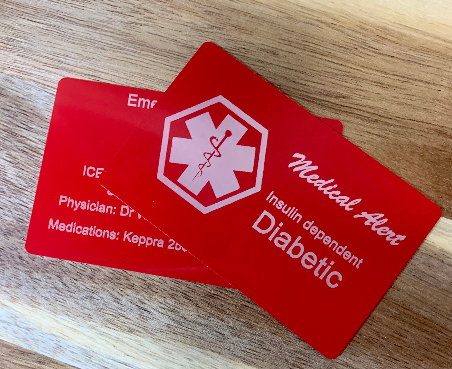 Medical Emergency card