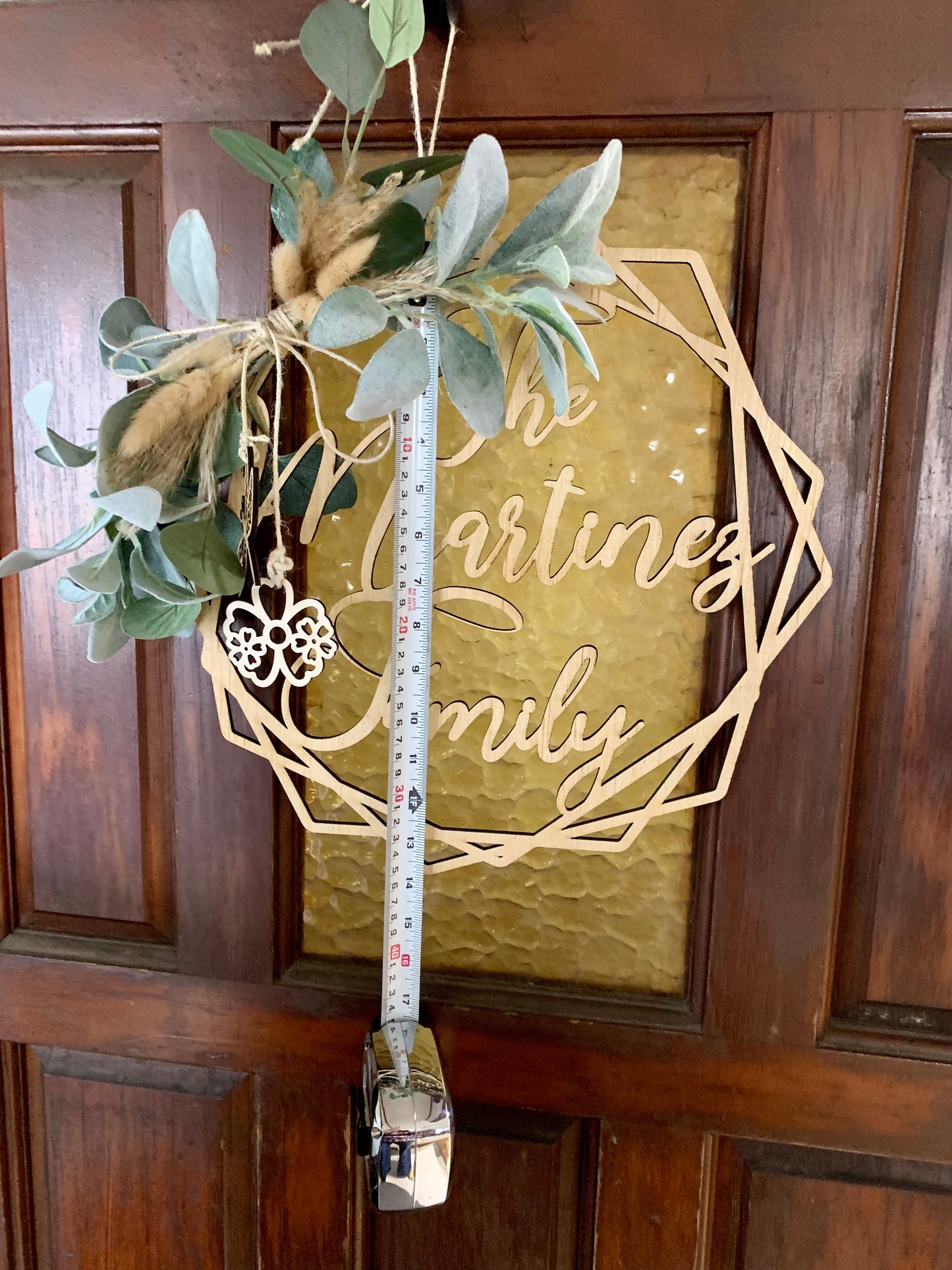 Laser cut wreath