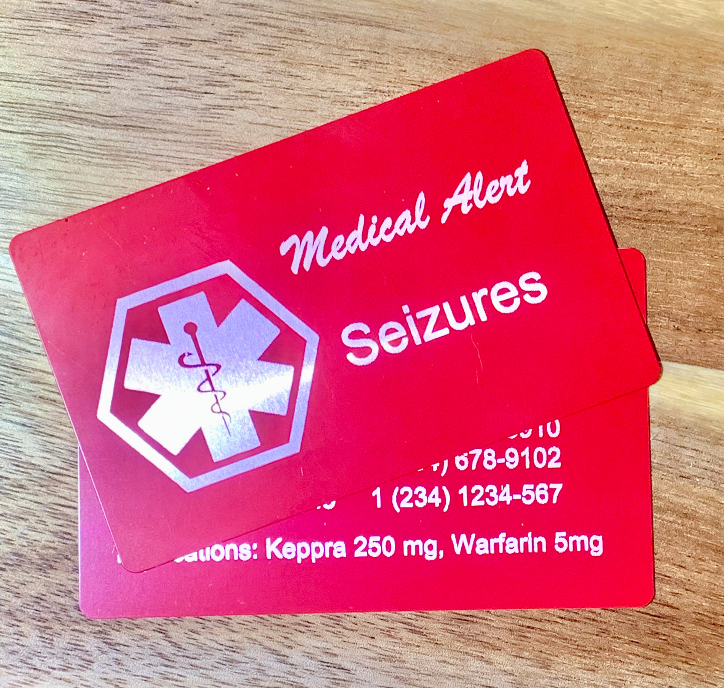 Medical Emergency card