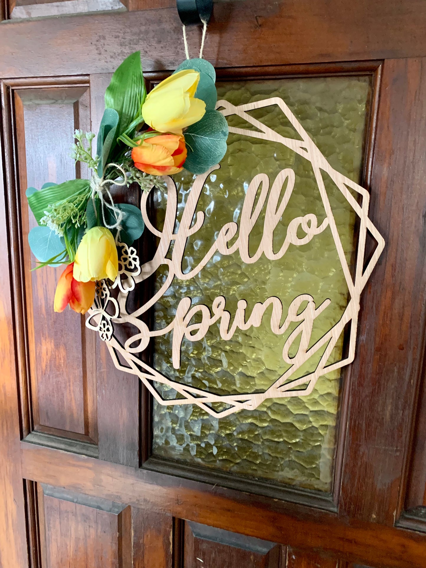 Laser cut wreath