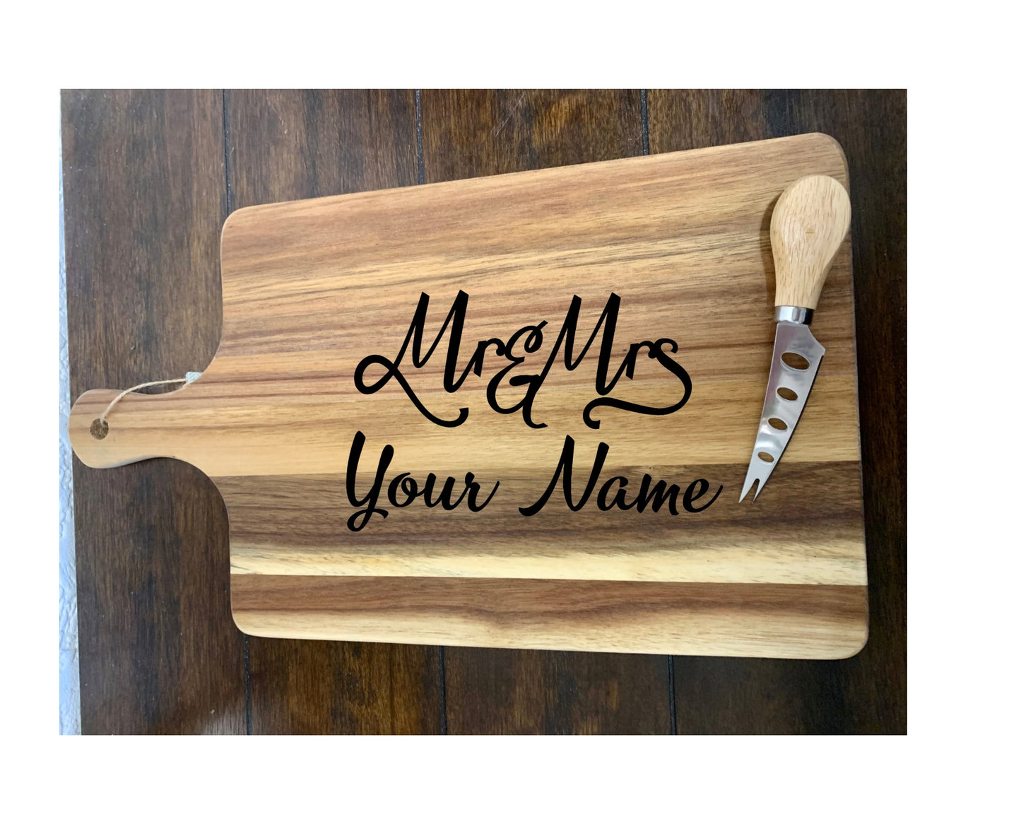 Personalized Acacia Cutting board