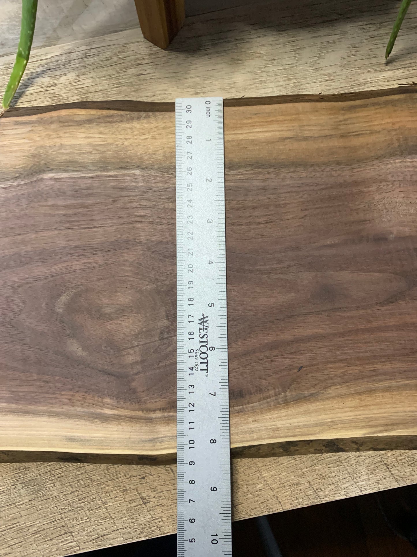 live edge walnut cutting board